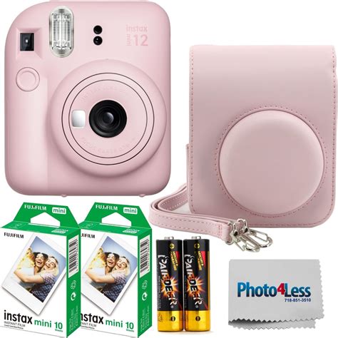 Amazon Fujifilm Instax MiniI 12 Instant Film Camera Blossom Pink