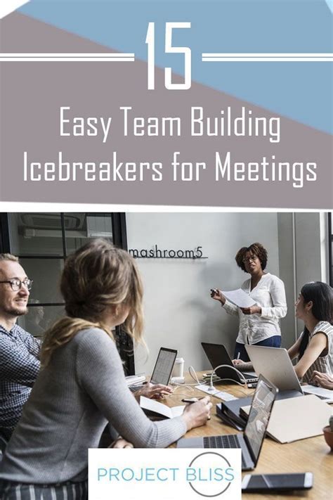 15 easy team building icebreakers for meetings – Artofit