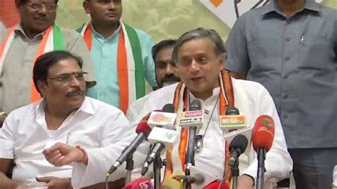 Shashi Tharoor Dismisses Rumours Of Opting Out Of Congress President Race Says Not Going To