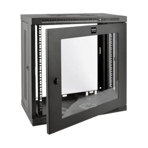 server rack cabinet patch depth wall mount  window eaton