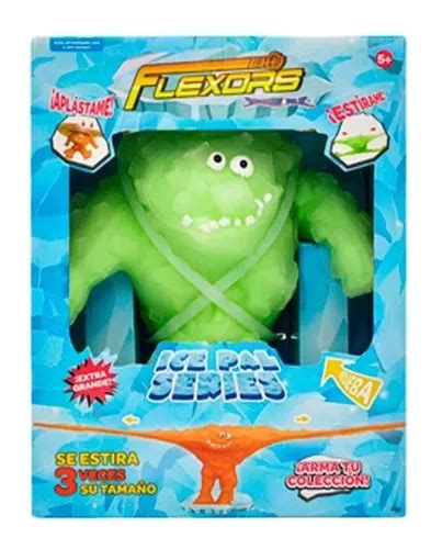 Juguete Figura Stretch Flexors Ice Series Verde Cm Cuotas Sin