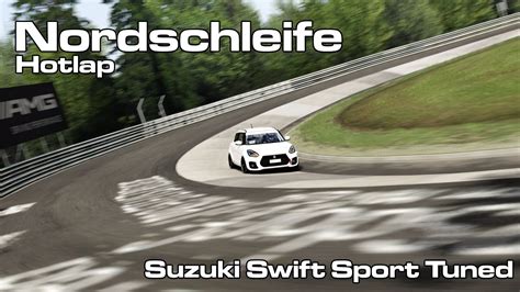 N Rburgring Nordschleife Hotlap Suzuki Swift Sport Tuned Youtube