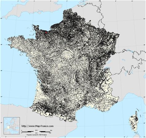 ROAD MAP CAEN : maps of Caen 14000