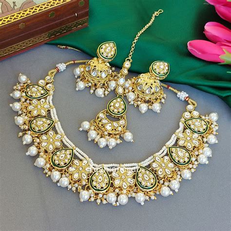 Kundan Bridal Set For Wedding Fashioncrab