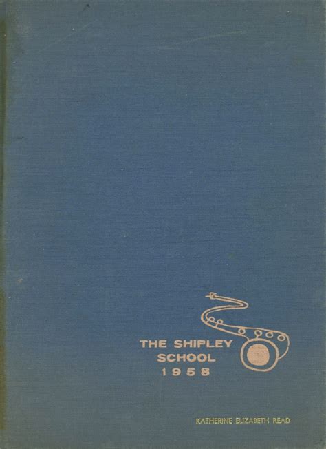 1958 yearbook from The Shipley School from Bryn mawr, Pennsylvania for sale