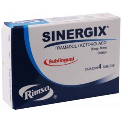 Rimsa Sinergix Sublingual 4 Tabletas 25 10 Mg Desde 380 00