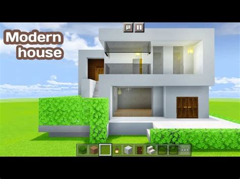 Tutorial Cara Membuat Rumah Minimalist Modern Simple Di Minecraft