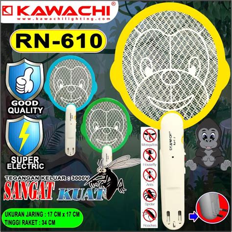 Kawachi Raket Nyamuk Rn Mini Lazada Indonesia