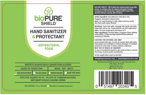 Biopure Shield Benzalkonium Chloride Liquid