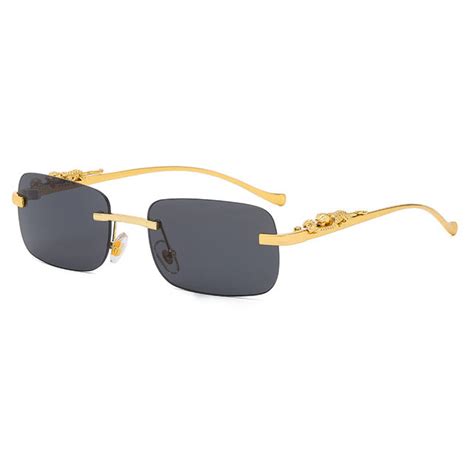 Rimless Square Sunglasses – Radiance Lens