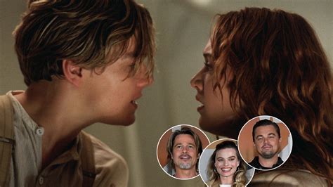 Brad Pitt, Margot Robbie Tease Leonardo DiCaprio About Titanic Door ...