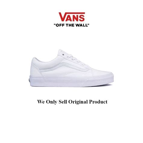 Jual Vans Old Skool Full White Original Shopee Indonesia