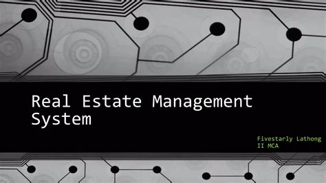 Uml Diagrams For Real Estate Management System Ppt