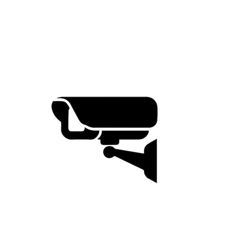 Premium Vector CCtv Camera Silhouette Security Camera Vector Design