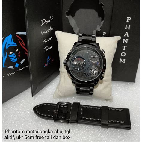 Jual Jam Tangan Pria Original Phantom Analog Time Terbaru Rantai