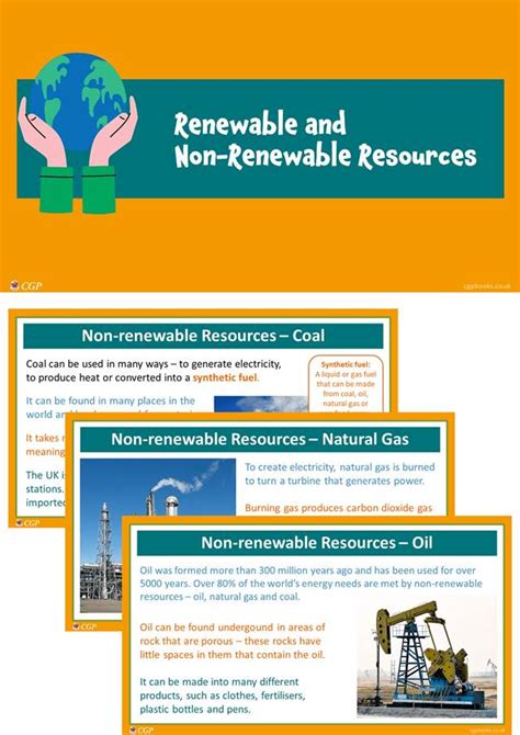 Renewable And Non Renewable Resources Years 3 4 Cgp Plus