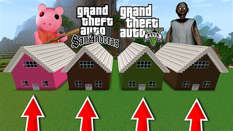 NU ALEGE CASA GREȘITĂ în MINECRAFT Piggy GTA 5 San Andreas Granny