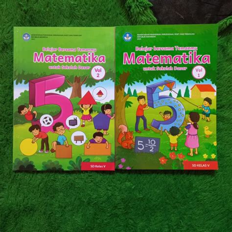 Jual Original Buku Matematika Kelas 5 Sd Vol 1 2 Kurikulum Merdeka Shopee Indonesia