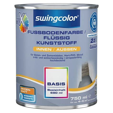 Swingcolor Mix Fl Ssigkunststoff Fu Bodenfarbe Basismischfarbe