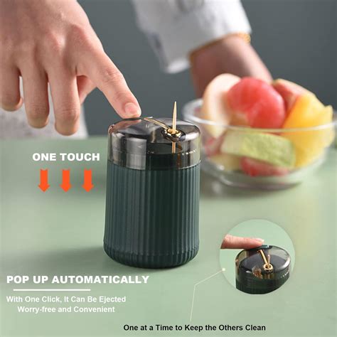 Buy 3pcs Pop Up Automatic Toothpick Dispenser 2023 New Auto Toothpick