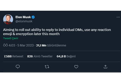 Elon Musk Twitter A Gelecek Yeni Zellikleri A Klad U Tan Uca