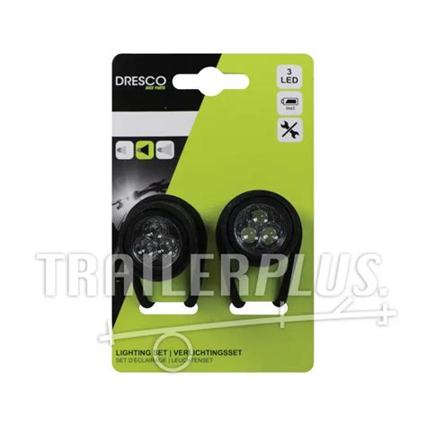 Dresco Led Batterij Verlichtingsset Siliconen Leds Trailerplus Nl