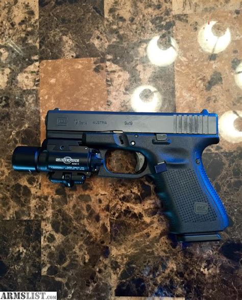 Armslist For Saletrade Glock 19 Gen 4 W Surefire X400