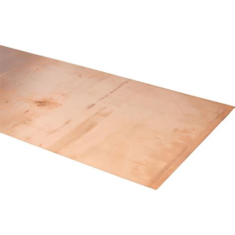 Value Collection 005 Inch Thick X 12 Inch Wide X 48 Inch Long Copper Sheet Msc Direct