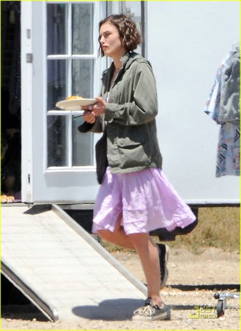 Next Keira Knightley Laughing On Set With Steve Carell Keira