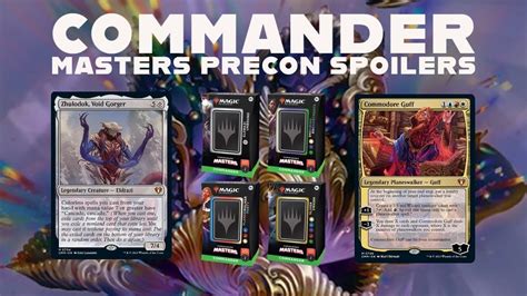 MTG Commander Masters Commander Decks Spoilers