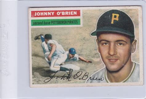 Topps White Back Johnny O Brien For Sale Online Ebay