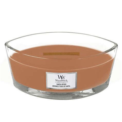 Svijeća mirisna WoodWick Classic Elipse Santal Myrrh Stara lipa