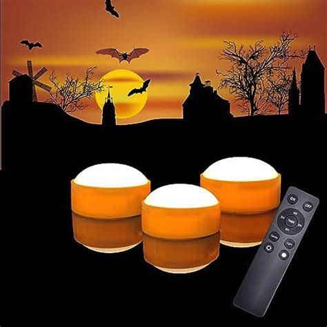 Amazon Izan Pack Battery Operated Led Pumpkin Lights With Remote