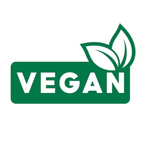 Premium Vector | Vegan stamp icon vector logo