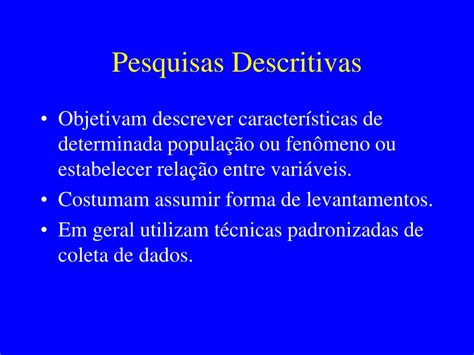 PPT - Classificação das Pesquisas PowerPoint Presentation, free ...