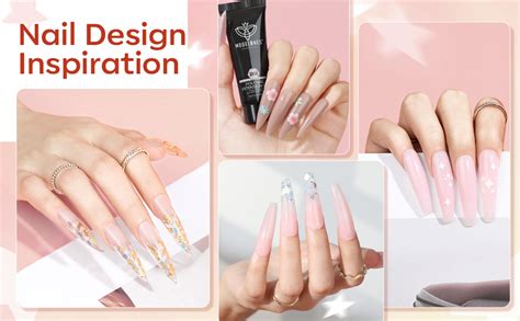 Modelones Polygel N Gel Selber Machen Set Mit W Uv Lampe Clear Nude