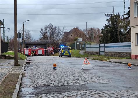 Sperrung nach tragischem Zugunfall am Bahnübergang in Cottbus Ströbitz