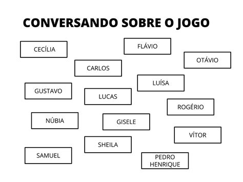 Plano de Aula 2º ano Língua Portuguesa Bingo dos nomes