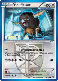 Bouffalant Negro Y Blanco Tormenta Plasma Base De Datos De Cartas