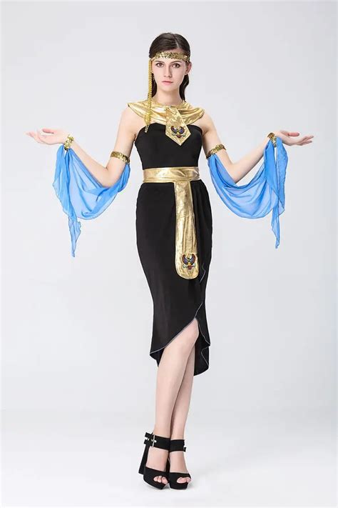 Halloween The Cleopatra Ancient Egypt Queen Sexy Dress Adult Female