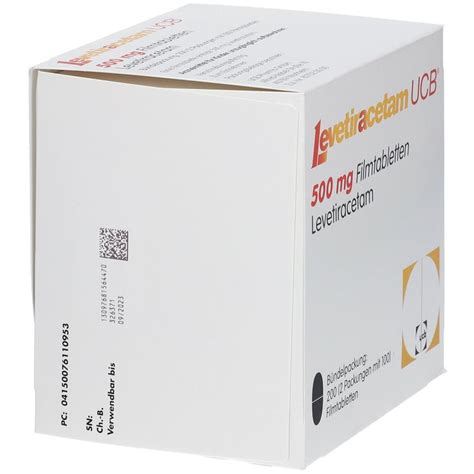 Levetiracetam UCB 500 Mg 200 St Mit Dem E Rezept Kaufen Shop Apotheke