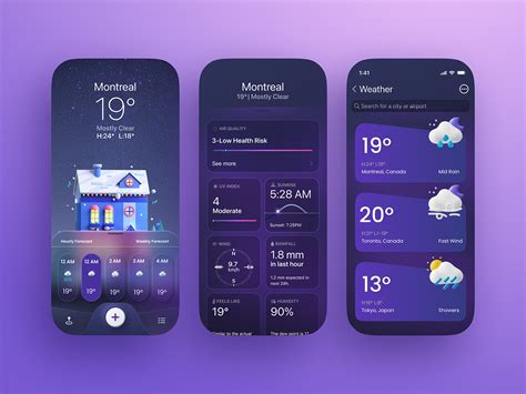 Weather App Ui Design On Behance