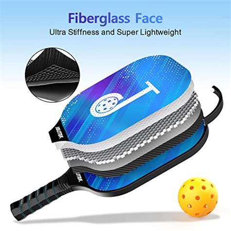 Pickleball Paddles Pickleball Set Fiberglass Pickleball Paddle Set Of