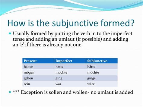 Ppt The Conditional Tense And Subjunctive Mood Powerpoint