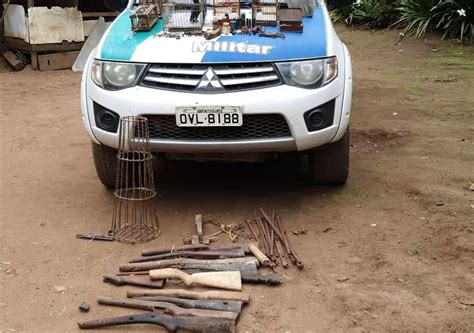 Polícia Ambiental Desmonta Oficina De Fabricação Artesanal De Armas De