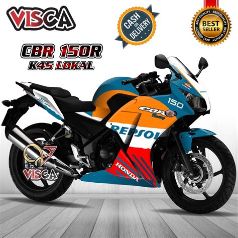 Jual Decal Cbr 150r K45 Lokal Stiker Cbr 150r K45 Lokal Striping Cbr