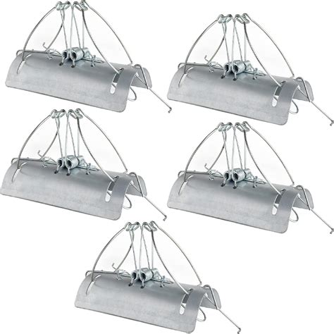 Pest-Stop Tunnel Mole Trap - 30% Stronger - Dual Entry - Robust - Rust