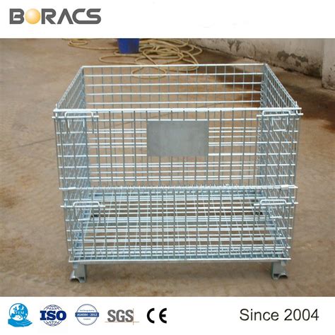 Heavy Duty Portable Shipping Welded Galvanized Collapsible Stackable