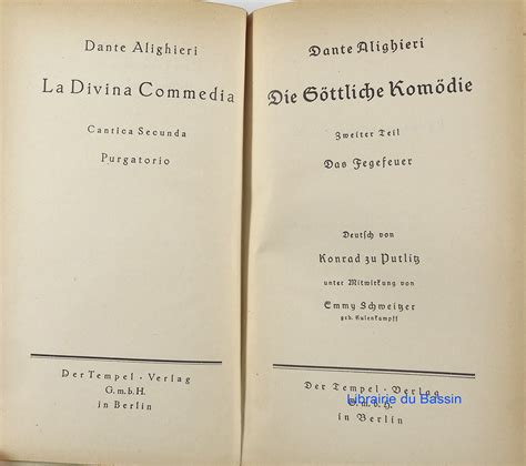 Tempel Klassiker Dantes Werke Italienisch Und Deutsch La Divina