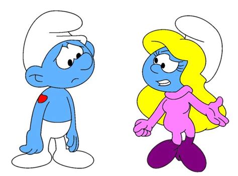 Image - Smurfette Angry With Hefty.jpg - Smurfs Fanon Wiki